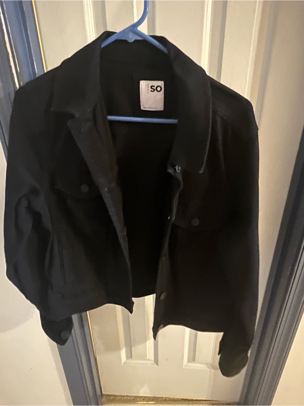 SO Black Women's Jean Jacket - Button-Front Trucker